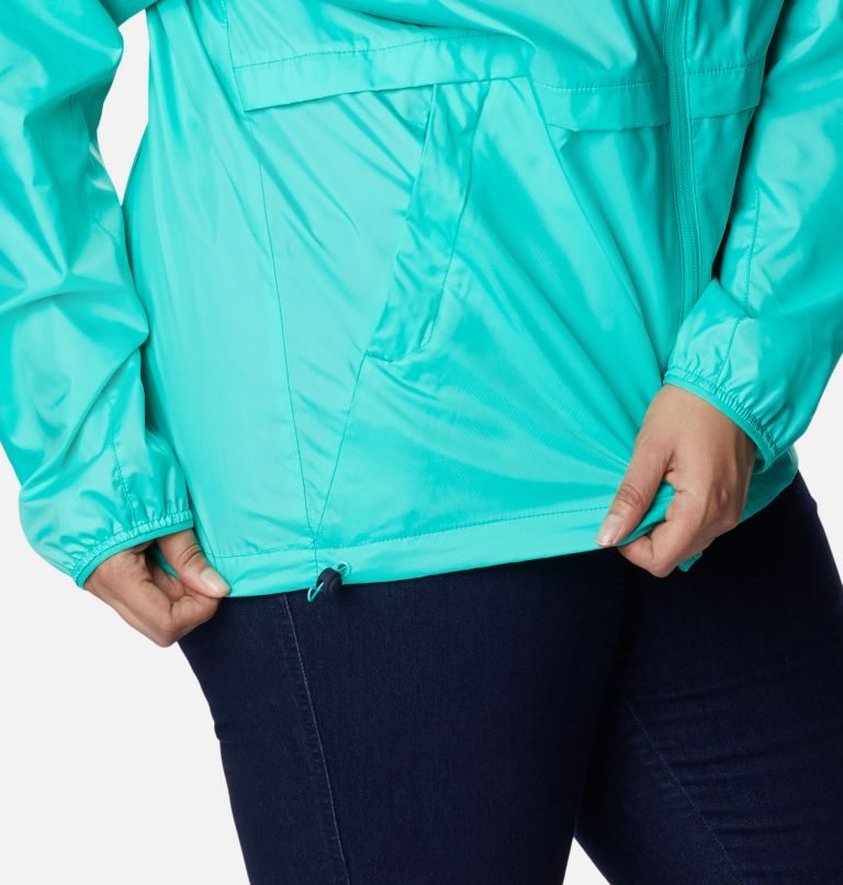 Columbia Alpine Chill Windbreaker Jakke Dame Turkis | Plus Size 54136S